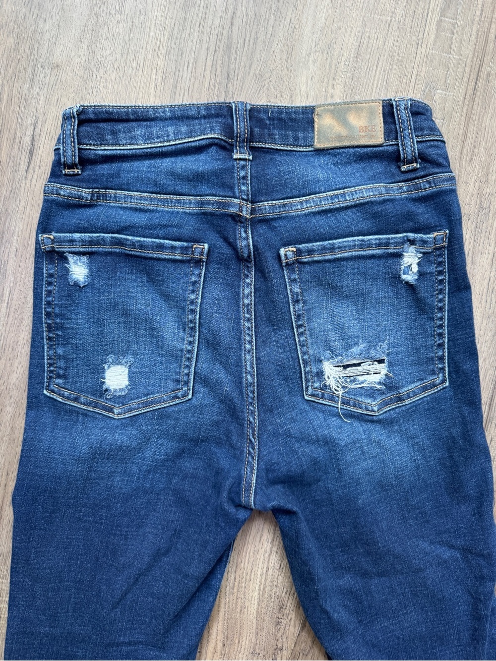 BKE Billie Slim Fit High Rise Ankle Skinny Jeans Sz 25 - Picture 12 of 13